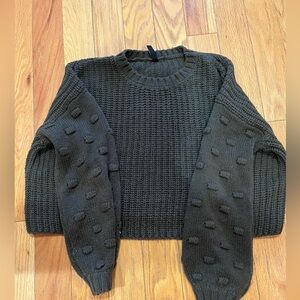 Boxy knit sweater